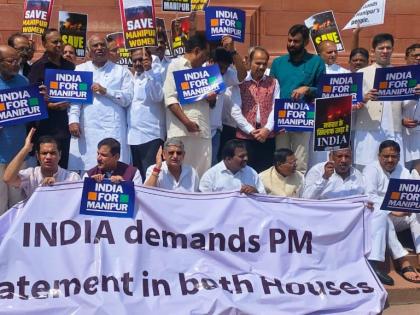 Rajnath calls Kharge to end logjam in Parliament, Oppn demands PM’s statement over Manipur | Rajnath calls Kharge to end logjam in Parliament, Oppn demands PM’s statement over Manipur