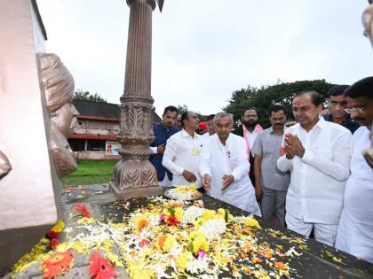 BRS neither with NDA nor with INDIA, says KCR | BRS neither with NDA nor with INDIA, says KCR