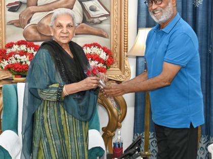 Rajinikanth meets UP Governor Anandiben Patel ahead of ‘Jailer’ screening in Lucknow | Rajinikanth meets UP Governor Anandiben Patel ahead of ‘Jailer’ screening in Lucknow Rajinikanth meets UP Governor Anandiben Patel ahead of ‘Jailer’ screening in Lucknow | Rajinikanth meets UP Governor Anandiben Patel ahead of ‘Jailer’ screening in Lucknow