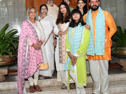 On Rakhi day, Didi drops in for a cuppa with Big B and family in Mumbai | On Rakhi day, Didi drops in for a cuppa with Big B and family in Mumbai On Rakhi day, Didi drops in for a cuppa with Big B and family in Mumbai | On Rakhi day, Didi drops in for a cuppa with Big B and family in Mumbai