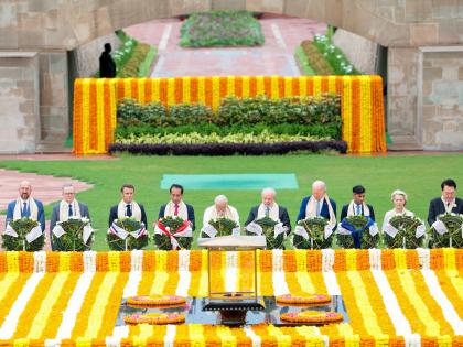 World leaders pay tribute to Mahatma Gandhi at Rajghat | World leaders pay tribute to Mahatma Gandhi at Rajghat World leaders pay tribute to Mahatma Gandhi at Rajghat | World leaders pay tribute to Mahatma Gandhi at Rajghat