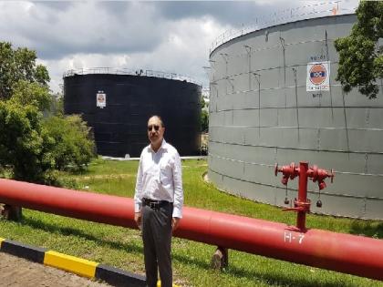 Foreign Secretary Shringla visits Lanka Oil Tank Farms in Trincomalee | Foreign Secretary Shringla visits Lanka Oil Tank Farms in Trincomalee