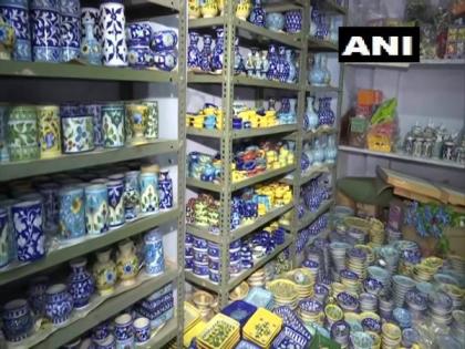 Rajasthan: 'Blue Pottery' sees sales slump amid COVID-19 pandemic | Rajasthan: 'Blue Pottery' sees sales slump amid COVID-19 pandemic