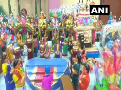 Puducherry allows sale of Navratri 'Golu dolls', manufacturers concerned over low footfall | Puducherry allows sale of Navratri 'Golu dolls', manufacturers concerned over low footfall
