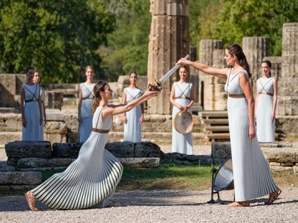 Olympic flame for Beijing 2022 lit in Ancient Olympia | Olympic flame for Beijing 2022 lit in Ancient Olympia