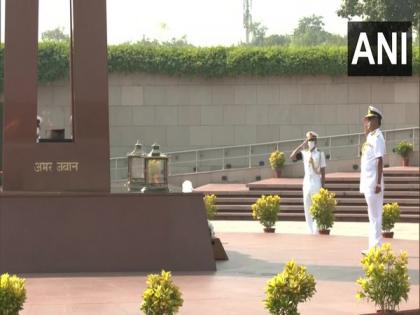 Bangladesh Navy Chief lays wreath at National War Memorial, to hold bilateral interaction with Indian counterpart | Bangladesh Navy Chief lays wreath at National War Memorial, to hold bilateral interaction with Indian counterpart