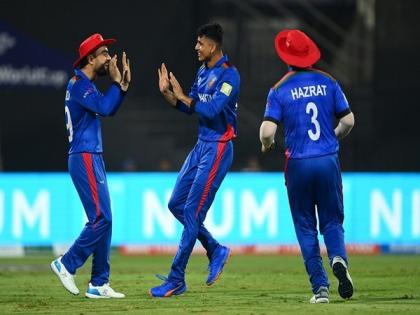 T20 WC: Mujeeb's fifer, Rashid's four-fer help Afghanistan thrash Scotland by 130 runs | T20 WC: Mujeeb's fifer, Rashid's four-fer help Afghanistan thrash Scotland by 130 runs