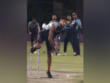 T20 WC: Hardik bowls in the nets after undergoing extended fitness session | T20 WC: Hardik bowls in the nets after undergoing extended fitness session