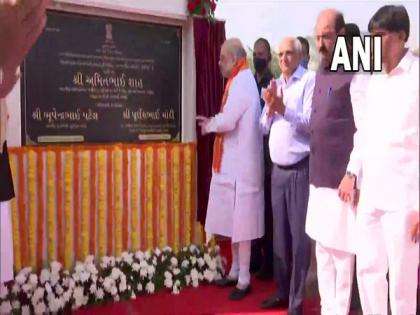 Amit Shah inaugurates 4.18 km long elevated corridor in Gujarat's Ahmedabad | Amit Shah inaugurates 4.18 km long elevated corridor in Gujarat's Ahmedabad