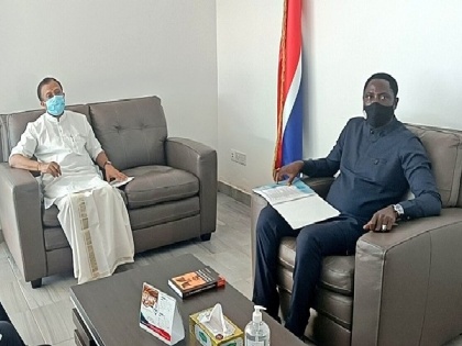 Muraleedharan meets Gambia Foreign Minister, discusses development partnership, trade, investment | Muraleedharan meets Gambia Foreign Minister, discusses development partnership, trade, investment