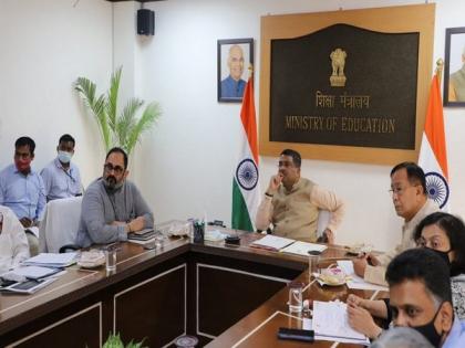 Education Minister Pradhan reviews reopening of schools, Covid vaccination status of teachers | Education Minister Pradhan reviews reopening of schools, Covid vaccination status of teachers Education Minister Pradhan reviews reopening of schools, Covid vaccination status of teachers | Education Minister Pradhan reviews reopening of schools, Covid vaccination status of teachers