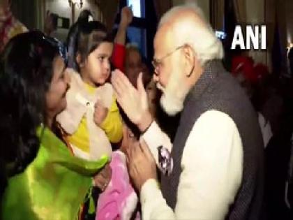 PM Modi interacts with Indian community before departure from Glasgow | PM Modi interacts with Indian community before departure from Glasgow PM Modi interacts with Indian community before departure from Glasgow | PM Modi interacts with Indian community before departure from Glasgow