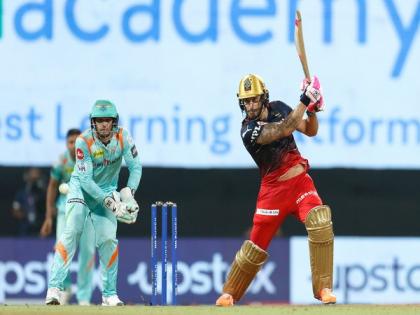 IPL 2022: Faf du Plessis' 96-run knock guides RCB to 181/6 against LSG | IPL 2022: Faf du Plessis' 96-run knock guides RCB to 181/6 against LSG