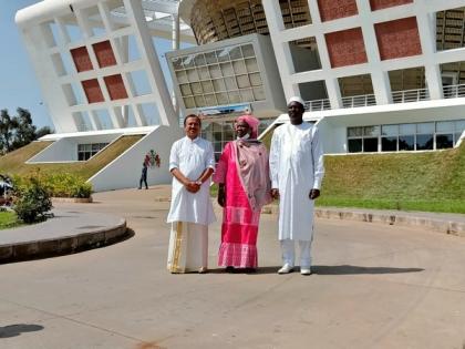 Muraleedharan visits The Gambia, holds meetings with its President and Foreign Minister | Muraleedharan visits The Gambia, holds meetings with its President and Foreign Minister