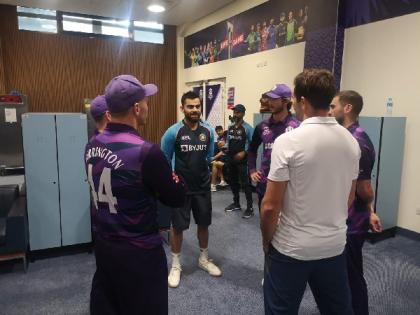 T20 WC: Kohli, Rohit, Ashwin share 'priceless' experiences with Scotland players after game | T20 WC: Kohli, Rohit, Ashwin share 'priceless' experiences with Scotland players after game