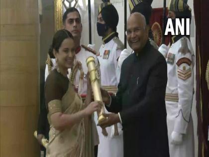 Kangana Ranaut conferred with Padma Shri Award | Kangana Ranaut conferred with Padma Shri Award
