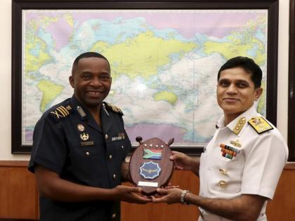 S African Air Force Chief calls on Vice Admiral Ghormade, discusses defence cooperation | S African Air Force Chief calls on Vice Admiral Ghormade, discusses defence cooperation