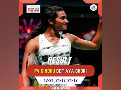 Indonesia Open: Sindhu enters pre-quarters after thrilling win over Aya Ohori | Indonesia Open: Sindhu enters pre-quarters after thrilling win over Aya Ohori