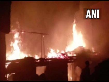 Fire breaks out in Andhra's Vizianagaram | Fire breaks out in Andhra's Vizianagaram