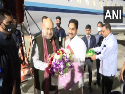 Home Minister Amit Shah reaches Tirupati | Home Minister Amit Shah reaches Tirupati
