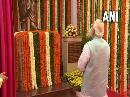 PM Modi unveils Sardar Vallabhbhai Patel statue at CAG office on 1st Audit Diwas | PM Modi unveils Sardar Vallabhbhai Patel statue at CAG office on 1st Audit Diwas
