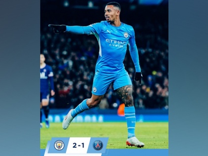 Champions League: Gabriel Jesus' late strike helps Man City beat PSG 2-1 | Champions League: Gabriel Jesus' late strike helps Man City beat PSG 2-1