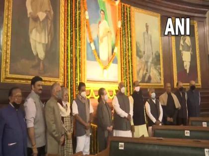 Om Birla, Harivansh, Sonia Gandhi, other MPs pay tribute to Indira Gandhi on her birth anniversary | Om Birla, Harivansh, Sonia Gandhi, other MPs pay tribute to Indira Gandhi on her birth anniversary