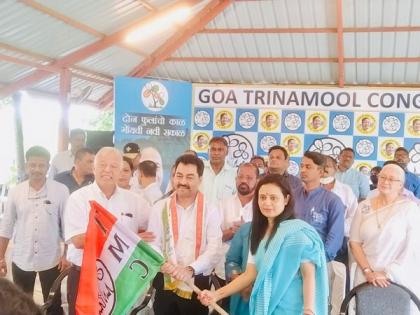 Former Goa Forward Party leader Kiran Kadolkar joins TMC in Panaji | Former Goa Forward Party leader Kiran Kadolkar joins TMC in Panaji