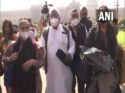 TMC MPs protest outside MHA over alleged police brutality in Tripura | TMC MPs protest outside MHA over alleged police brutality in Tripura