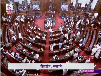 RS adjourned till 3 pm amid Opposition's ruckus demanding revocation of suspension of 12 MPs | RS adjourned till 3 pm amid Opposition's ruckus demanding revocation of suspension of 12 MPs