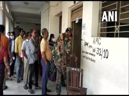 Voting underway for municipal corporation polls in Tripura | Voting underway for municipal corporation polls in Tripura