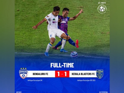 ISL: Bengaluru and Blasters end equals in thrilling contest | ISL: Bengaluru and Blasters end equals in thrilling contest