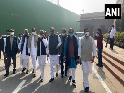 Winter session: Opposition parties stage walkout from Rajya Sabha over suspension of 12 MPs | Winter session: Opposition parties stage walkout from Rajya Sabha over suspension of 12 MPs