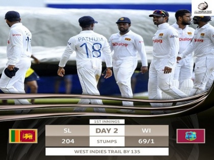 SL vs WI: Veerasammy, Warrican shine as visitors dominate rain-curtailed day two | SL vs WI: Veerasammy, Warrican shine as visitors dominate rain-curtailed day two