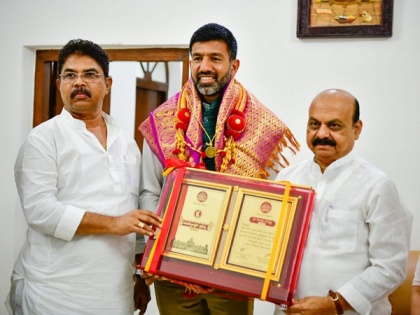 Rohan Bopanna presented with Rajyotsava Award by Karnataka CM | Rohan Bopanna presented with Rajyotsava Award by Karnataka CM
