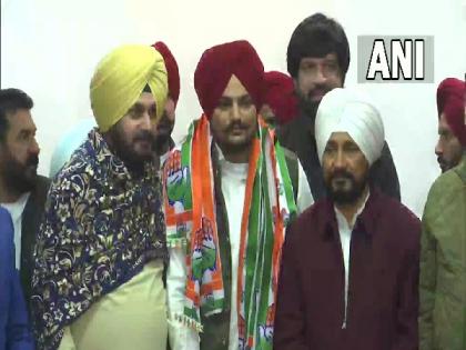 Ahead of Punjab Assembly polls, singer Sidhu Moose Wala joins Congress | Ahead of Punjab Assembly polls, singer Sidhu Moose Wala joins Congress