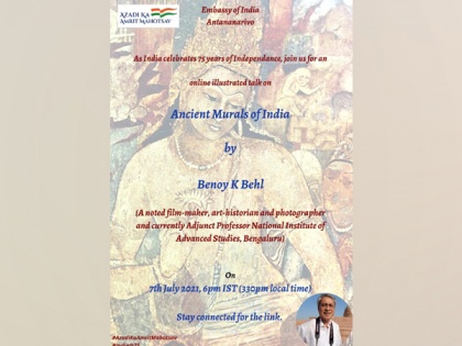Indian Embassy in Madagascar organises online illustrative talk on 'Ancient Murals of India' | Indian Embassy in Madagascar organises online illustrative talk on 'Ancient Murals of India'