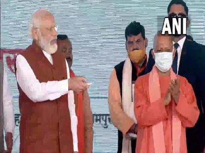 PM inaugurates Saryu Nahar National Project in UP's Balrampur | PM inaugurates Saryu Nahar National Project in UP's Balrampur