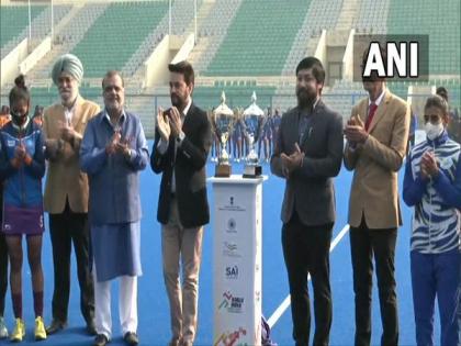 Sports Minister Anurag Thakur kick starts 1st edition of Khelo India U-21 Women's Hockey League | Sports Minister Anurag Thakur kick starts 1st edition of Khelo India U-21 Women's Hockey League