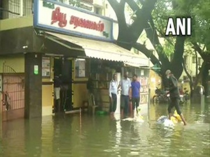 Heavy rainfall causes waterlogging in several parts of Chennai | Heavy rainfall causes waterlogging in several parts of Chennai