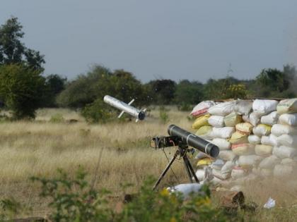 DRDO successfully flight tests final deliverable configuration of indigenously developed Man-Portable Anti-Tank Guided Missile | DRDO successfully flight tests final deliverable configuration of indigenously developed Man-Portable Anti-Tank Guided Missile