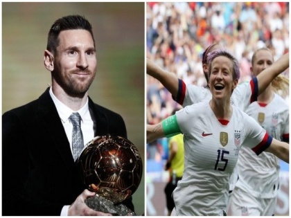 Lionel Messi, Megan Rapinoe win Ballon d'Or 2019 awards | Lionel Messi, Megan Rapinoe win Ballon d'Or 2019 awards