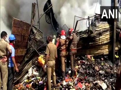 Kerala: Fire breaks out in scrap shop in Thiruvananthapuram | Kerala: Fire breaks out in scrap shop in Thiruvananthapuram Kerala: Fire breaks out in scrap shop in Thiruvananthapuram | Kerala: Fire breaks out in scrap shop in Thiruvananthapuram