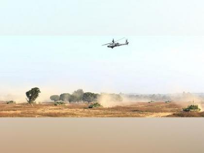 Indian Army conducts training exercise with IAF's Apache attack helicopters | Indian Army conducts training exercise with IAF's Apache attack helicopters Indian Army conducts training exercise with IAF's Apache attack helicopters | Indian Army conducts training exercise with IAF's Apache attack helicopters