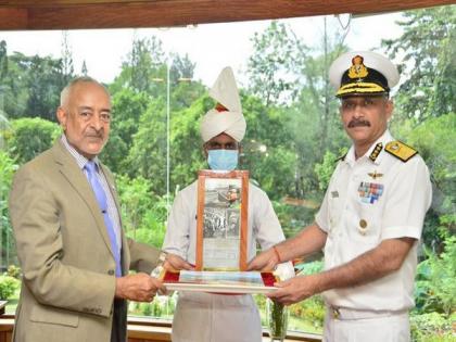 Indian Coast Guard DG, VS Pathania, calls on A&N L-G DK Joshi | Indian Coast Guard DG, VS Pathania, calls on A&N L-G DK Joshi