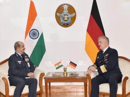 Air Chief Marshal VR Chaudhari discusses bilateral defence cooperation with German Navy Chief | Air Chief Marshal VR Chaudhari discusses bilateral defence cooperation with German Navy Chief