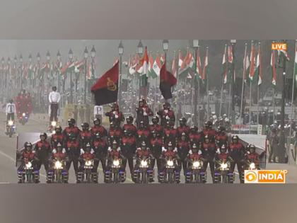 BSF all-women biker team presents thrilling spectacle at 73rd Republic Day parade | BSF all-women biker team presents thrilling spectacle at 73rd Republic Day parade BSF all-women biker team presents thrilling spectacle at 73rd Republic Day parade | BSF all-women biker team presents thrilling spectacle at 73rd Republic Day parade