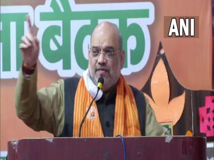 Slamming SP, BSP over casteist, dynastic traits, Amit Shah says BJP works for entire society | Slamming SP, BSP over casteist, dynastic traits, Amit Shah says BJP works for entire society