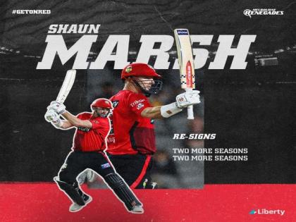 BBL: Shaun Marsh re-signs with Melbourne Renegades | BBL: Shaun Marsh re-signs with Melbourne Renegades