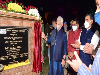 Musical fountain adds beauty to Jammu, says LG Manoj Sinha | Musical fountain adds beauty to Jammu, says LG Manoj Sinha